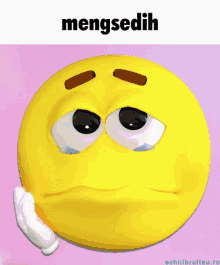 Mengsedih 3d Emoji GIF - Mengsedih 3d Emoji Crying GIFs