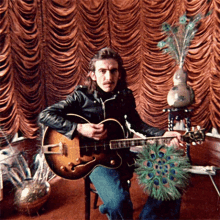 Playing The Guitar George Harrison GIF - Playing The Guitar George Harrison Ding Dong Ding Dong Song GIFs