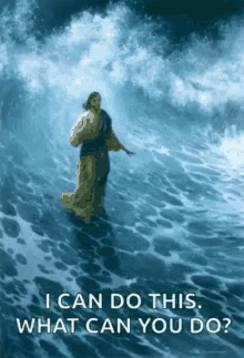 Jesus Walking On Water GIF