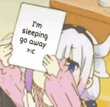 Kanna Paper Meme GIF - Kanna Paper Meme Kobayashi Dragon Maid GIFs