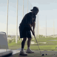 Playing Golf Andy Mineo GIF - Playing Golf Andy Mineo Swinging Golf Club GIFs