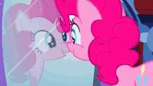 Pinkie Pie My Little Pony GIF - Pinkie Pie My Little Pony Reflect GIFs