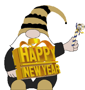 New Years Eve Happy New Year Sticker - New Years Eve Happy New Year Gnome -  Discover & Share GIFs