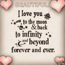 I Love You To The Moon And Back GIF - I Love You To The Moon And Back Forever GIFs