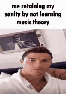 Music Theory Ronaldo GIF - Music Theory Ronaldo Drink GIFs