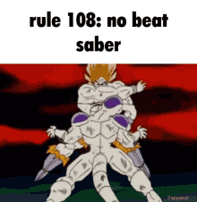 Rule108 No Beat Saber GIF - Rule108 No Beat Saber Dbz Rules GIFs