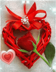 Heart Rose GIF - Heart Rose Boulenin GIFs