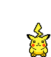 Pikachu Run Sticker - Pikachu Run Anime - Discover & Share GIFs