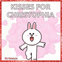 mr geekyle kisses brown and cony christophia hearts
