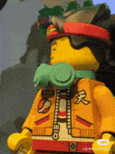 a close up of a lego figure with the number 105348322 on the bottom right