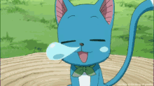 Fairy Tail Happy GIF - Fairy Tail Happy Snore GIFs