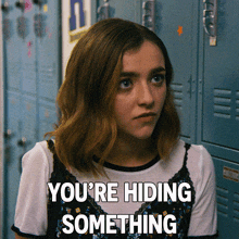 You'Re Hiding Something Claire GIF - You'Re Hiding Something Claire Ashley Boettcher GIFs