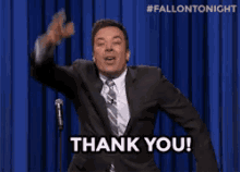 Thankyou GIF - Jimmy Fallon Thank You Thanks GIFs