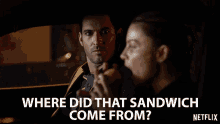 Where Did That Sandwich Come From Tom Ellis GIF - Where Did That Sandwich Come From Tom Ellis Lucifer Morningstar GIFs