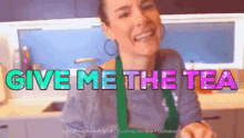 Cooking For Ben Outtakes GIF - Cooking For Ben Outtakes Give Me The Tea GIFs