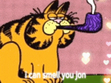 Jon Garfield GIF - Jon Garfield Garfield Pipe GIFs