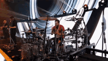 Playing The Drums Luke Bryan GIF - Playing The Drums Luke Bryan Play It Again Song GIFs