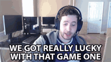 We Got Really Lucky With That Game One Captaintwig GIF - We Got Really Lucky With That Game One Captaintwig Smite GIFs
