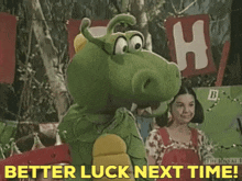 Dudley The Dragon Better Luck Next Time GIF - Dudley The Dragon Better Luck Next Time Maybe Next Time GIFs