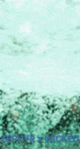 a green background with the words zephyr x wicked written on it