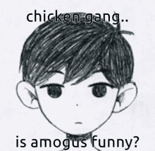 Chicken Gang Omori GIF - Chicken Gang Omori Amogus GIFs