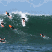 Surfing Together Red Bull GIF - Surfing Together Red Bull Taking A Wave GIFs
