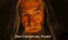 Dont Tempt Me Wizard GIF - Dont Tempt Me Wizard Lord Of The Rings GIFs