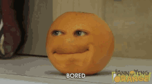 Annoying Orange Is Bored GIF - Bored Annoying Orange What To Do GIFs
