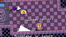 Mushroom Toppin Pizza Tower GIF - Mushroom Toppin Pizza Tower Pizzaface GIFs