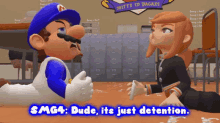 Smg4 Dude Its Just Detention GIF - Smg4 Dude Its Just Detention Detention GIFs
