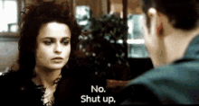 Shut Up Helena Bonham Carter GIF - Shut Up Helena Bonham Carter Edward Norton GIFs