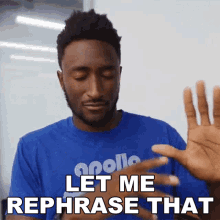 Let Me Rephrase That Marques Brownlee GIF - Let Me Rephrase That Marques Brownlee Let Me Say It Again GIFs