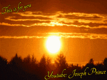 a picture of a sunset with the words this is for you