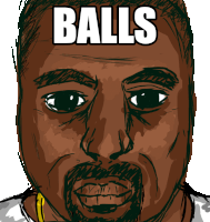 Balls Kanye Sticker - Balls Kanye Stickers