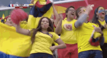 Colombia Fans GIF - Colombia Cheering Soccer GIFs