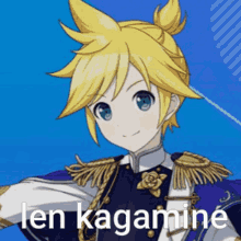 Len Kagamine Kagamine Len GIF - Len Kagamine Kagamine Len Vocaloid GIFs