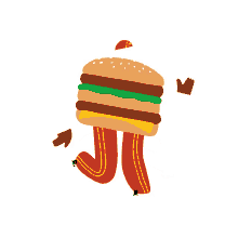 burger foodie hamburger dab dabbing
