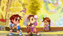 a video game scene with a sign that says smash world in the background