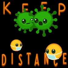 Keep Distance Social Distancing GIF - Keep Distance Social Distancing Stay Safe GIFs