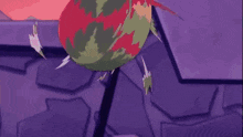 a teenage mutant ninja turtle is holding a sword in his hand