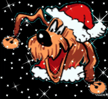 Merry Christmas Family Holiday GIF - Merry Christmas Family Holiday Santa Dog GIFs