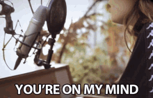 Youre On My Mind Thinking About You GIF - Youre On My Mind Thinking About You On My Mind GIFs