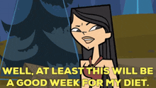 Total Drama Island Heather GIF - Total Drama Island Heather Well At Least This Will Be A Good Week For My Diet GIFs
