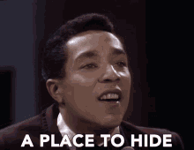 A Place To Hide Smokey Robinson GIF - A Place To Hide Smokey Robinson The Miracles GIFs