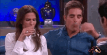 Days Of Our Lives Drink GIF - Days Of Our Lives Drink Laugh GIFs