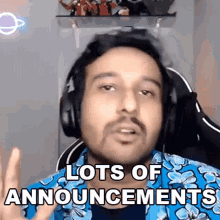 Lots Of Announcements Sahil Shah GIF - Lots Of Announcements Sahil Shah Loads Of Updates GIFs