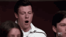 Yawn GIF - Yawn Glee Finn GIFs