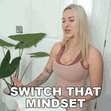 Switch That Mindset Tracy Kiss GIF - Switch That Mindset Tracy Kiss Change Your Mindset GIFs