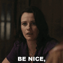 Be Nice Or You Don'T Get A Gift Beth GIF - Be Nice Or You Don'T Get A Gift Beth Lily Sullivan GIFs