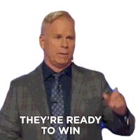 Theyre Ready To Win Gerry Dee Sticker - Theyre Ready To Win Gerry Dee Family Feud Canada Stickers